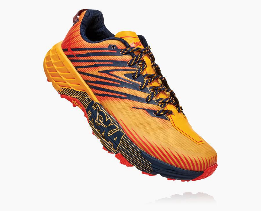 Hoka One One Trailsko Herre - Speedgoat 4 - Orange - 562178AQO